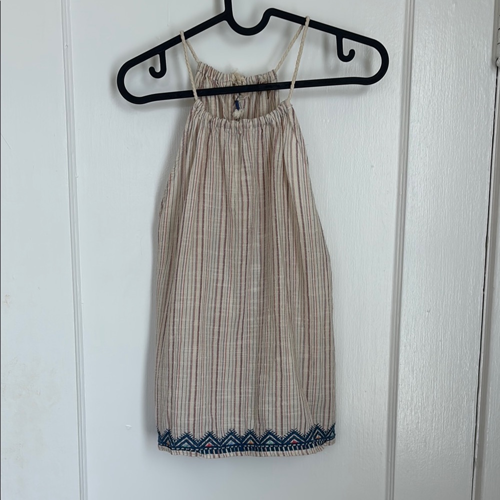Faherty Striped Halter Top